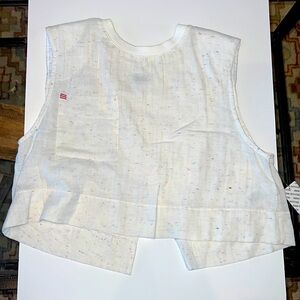 BDG Cropped Linen Shirt